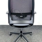 Bureaustoel Netwave Rug Grijze Stof Bureaustoel Netwave Rug Grijze Stof