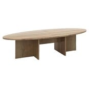 Vergadertafel Manager Ovaal 320 x 120 cm - Midden Eiken Vergadertafel Manager Ovaal 320 x 120 cm - Midden Eiken