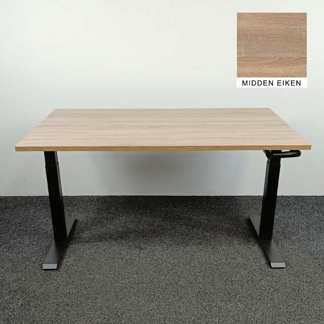 Lando Balance Bureau Slinger Verstelbaar, Zwart onderstel