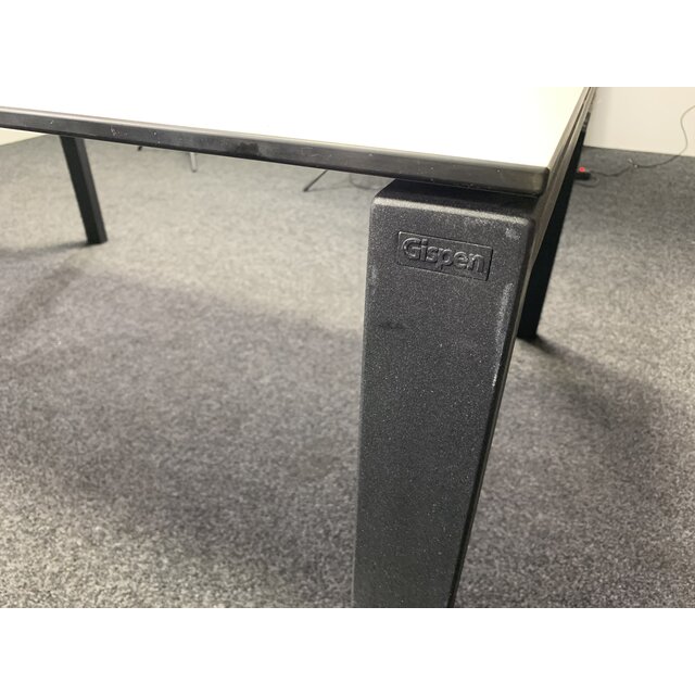 Gispen Vergadertafel 74x320x120 cm Wit Blad