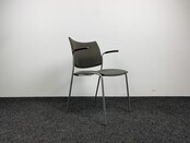 Casala Kantinestoel - Grijze Gestoffeerde Zitting