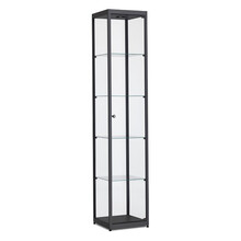 Vitrinekast 200 x 40 x 40 cm Haaks Profiel