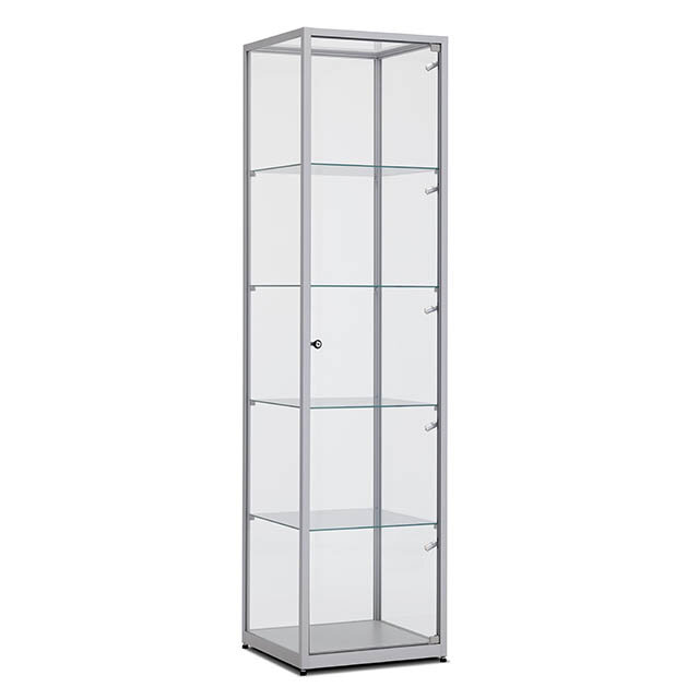 Vitrinekast 200 x 50 x 50 cm Haaks Profiel