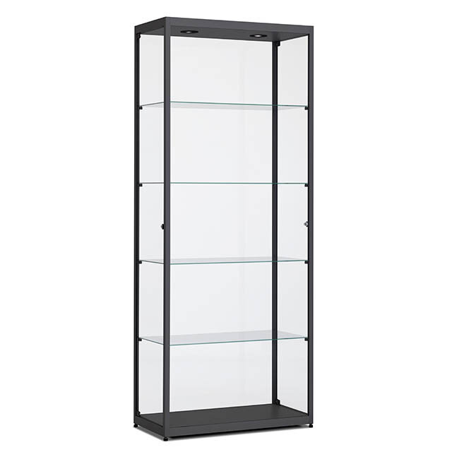 Vitrinekast - Haaks Profiel | 200 x 80 x 40 cm