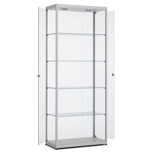 Vitrinekast - Haaks Profiel | 200 x 80 x 40 cm