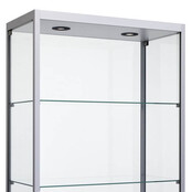 Vitrinekast - Haaks Profiel | 200 x 80 x 40 cm