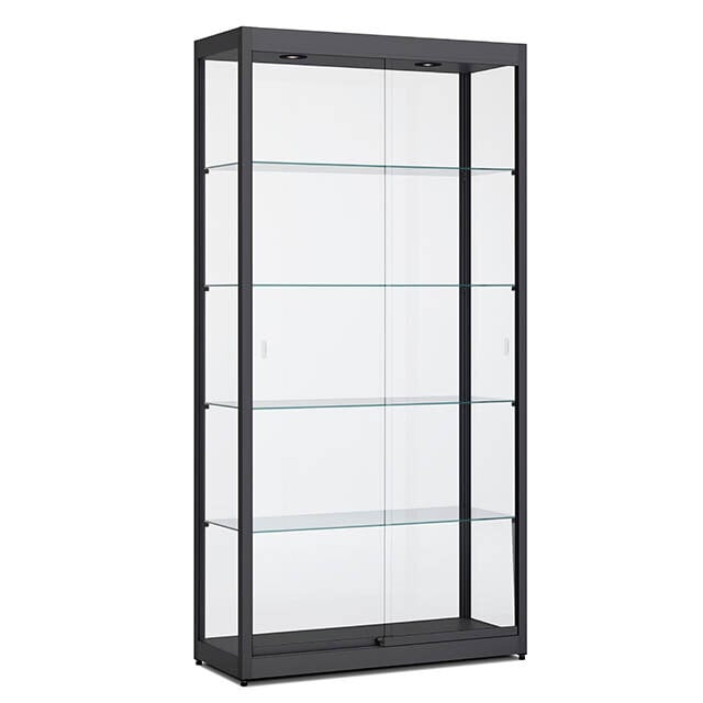 Vitrinekast 200 x 100 x 40 cm Haaks Profiel