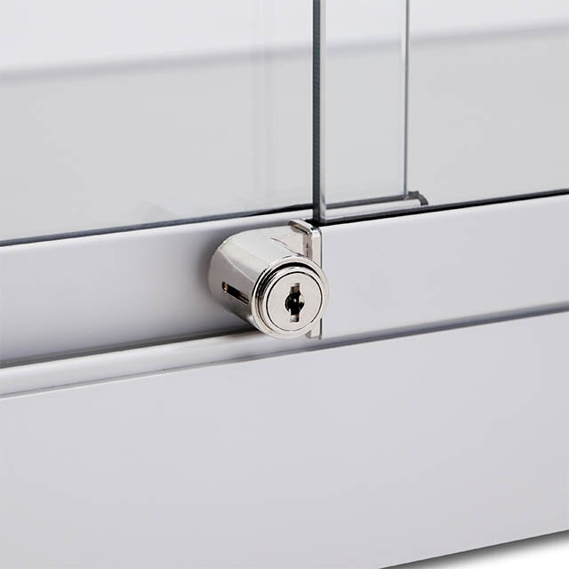 Vitrinekast 200 x 100 x 40 cm Haaks Profiel