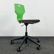Verrijdbare Ahrend 450 Stoel - Groen / Zwart