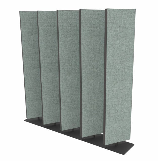 Akoestische Roomdivider - 5 Lamellen Akoestische Roomdivider - 5 Lamellen