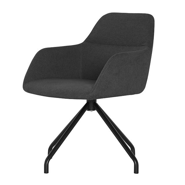Vergaderstoel Twist Antraciet