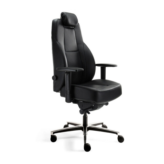 24-Uurs Bureaustoel Secure – Zwart