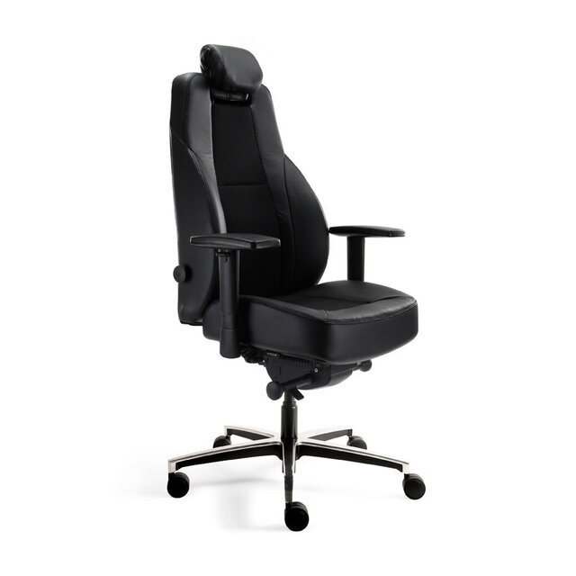 24-Uurs Bureaustoel Secure – Zwart