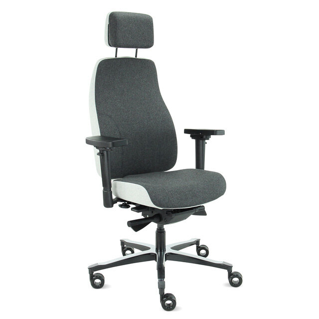 Therapod X2 HR Bureaustoel met Hoofdsteun