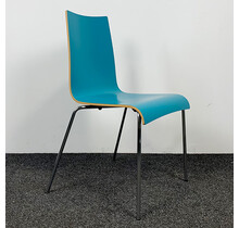 Kantinestoel Van der Sluis - Turquoise (A)