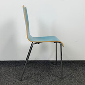 Kantinestoel Van der Sluis - Turquoise (A)