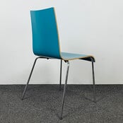 Kantinestoel Van der Sluis - Turquoise (A)