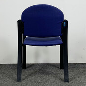 Vergaderstoel Blauw/Paarse Stoffen Zitting Vergaderstoel Blauw/Paarse Stoffen Zitting