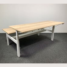 Ahrend Duo Zit- Sta Bureau 200 x 80 cm| Nieuw Blad Naar Keuze