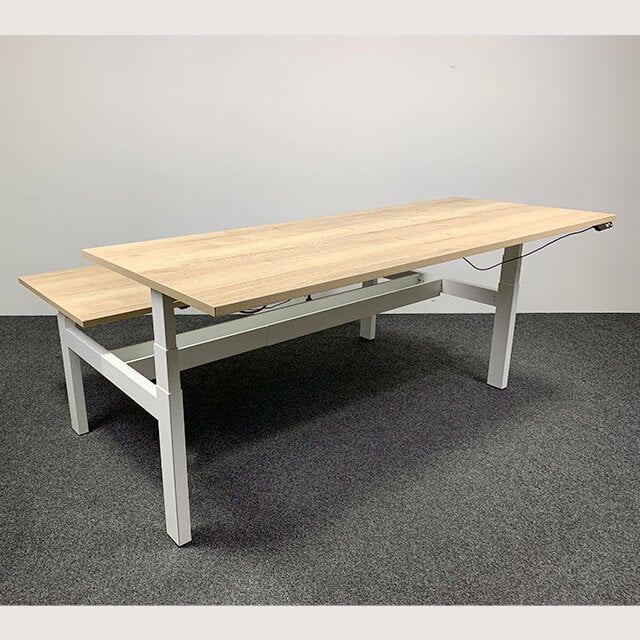 Ahrend Duo Zit- Sta Bureau 200 x 80 cm| Nieuw Blad Naar Keuze