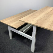 Ahrend Duo Zit- Sta Bureau 200 x 80 cm| Nieuw Blad Naar Keuze