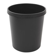 Kunststof Prullenbak - Zwart | Ø 30 cm