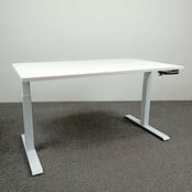 Lando Balance Bureau Slinger Verstelbaar, Wit onderstel