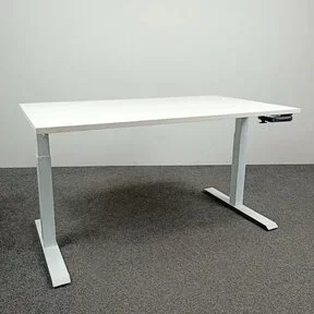 Lando Balance Bureau Slinger Verstelbaar, Wit onderstel