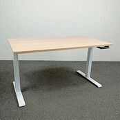 Lando Balance Bureau Slinger Verstelbaar, Wit onderstel