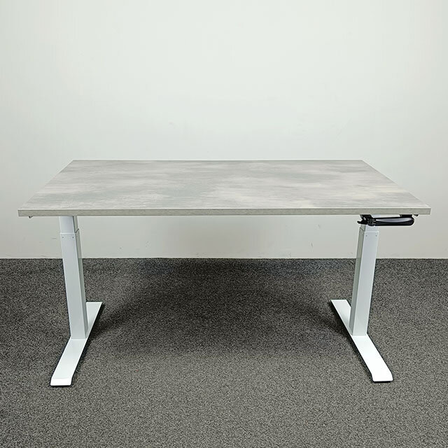 Lando Balance Bureau Slinger Verstelbaar, Wit onderstel