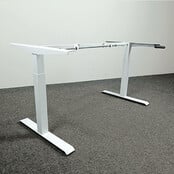 Lando Balance Bureau Slinger Verstelbaar, Wit onderstel