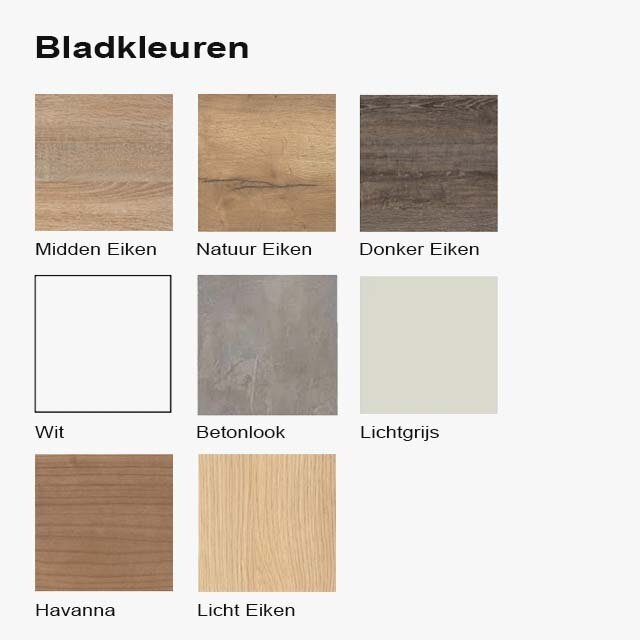 Lando Balance Bureau Slinger Verstelbaar, Grijs onderstel Lando Balance Bureau Slinger Verstelbaar, Grijs onderstel