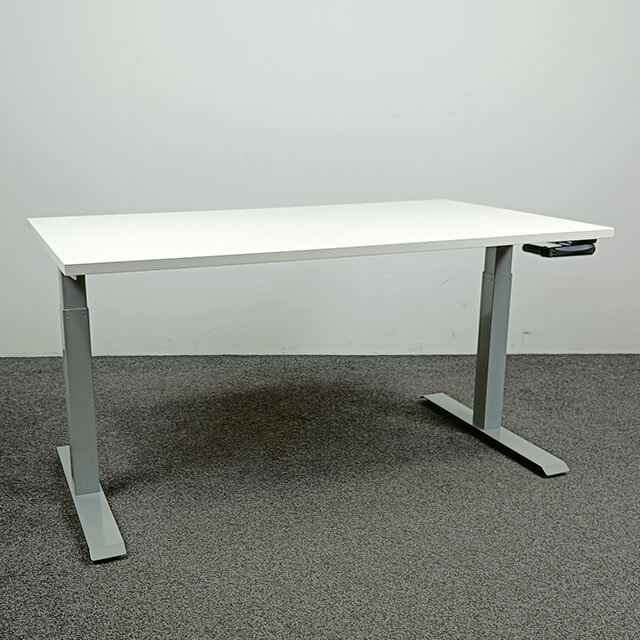 Lando Balance Bureau Slinger Verstelbaar, Grijs onderstel Lando Balance Bureau Slinger Verstelbaar, Grijs onderstel