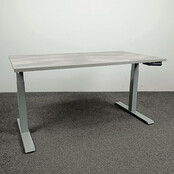 Lando Balance Bureau Slinger Verstelbaar, Grijs onderstel Lando Balance Bureau Slinger Verstelbaar, Grijs onderstel