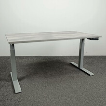 Lando Balance Bureau Slinger Verstelbaar, Grijs onderstel