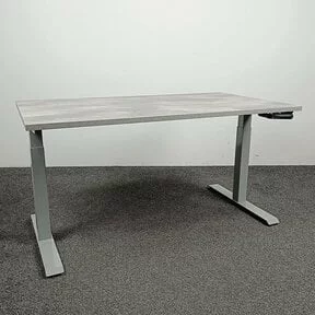 Lando Balance Bureau Slinger Verstelbaar, Grijs onderstel