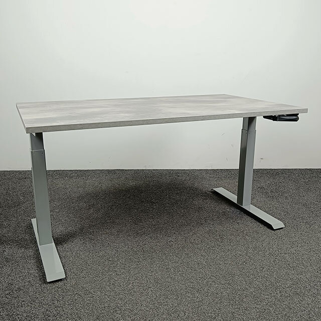 Lando Balance Bureau Slinger Verstelbaar, Grijs onderstel Lando Balance Bureau Slinger Verstelbaar, Grijs onderstel