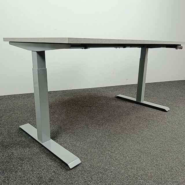 Lando Balance Bureau Slinger Verstelbaar, Grijs onderstel Lando Balance Bureau Slinger Verstelbaar, Grijs onderstel