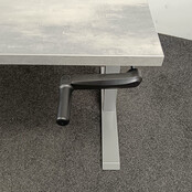 Lando Balance Bureau Slinger Verstelbaar, Grijs onderstel Lando Balance Bureau Slinger Verstelbaar, Grijs onderstel