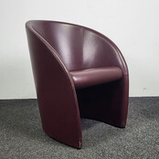 Design Fauteuil Poltrona Frau - Bordeaux Rood Design Fauteuil Poltrona Frau - Bordeaux Rood
