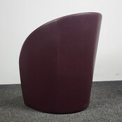 Design Fauteuil Poltrona Frau - Bordeaux Rood Design Fauteuil Poltrona Frau - Bordeaux Rood