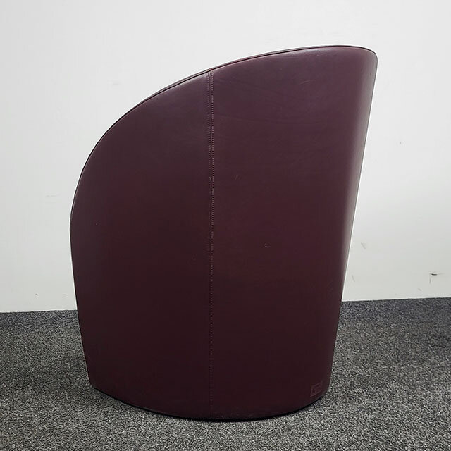 Design Fauteuil Poltrona Frau - Bordeaux Rood Design Fauteuil Poltrona Frau - Bordeaux Rood