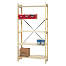 Houten Legbordstelling - 210 cm hoog