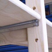 Aanbouw Houten Legbordstelling - 210 cm hoog