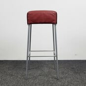 Montis Samba Barkruk  Bordeaux Rood Leder