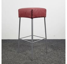 Montis Salsa Barkruk  - Bordeaux Rood Leder