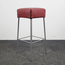 Montis Salsa Barkruk  - Bordeaux Rood Leder