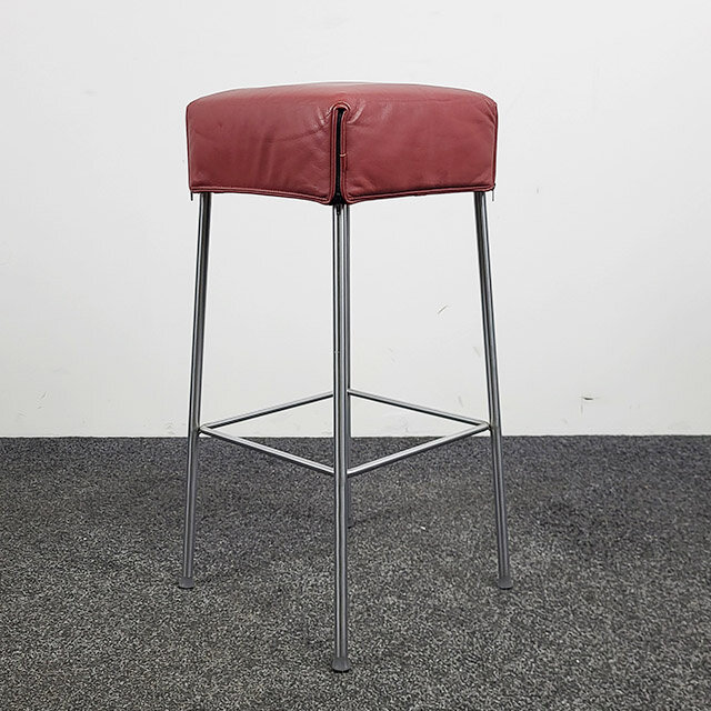 Montis Salsa Barkruk  - Bordeaux Rood Leder