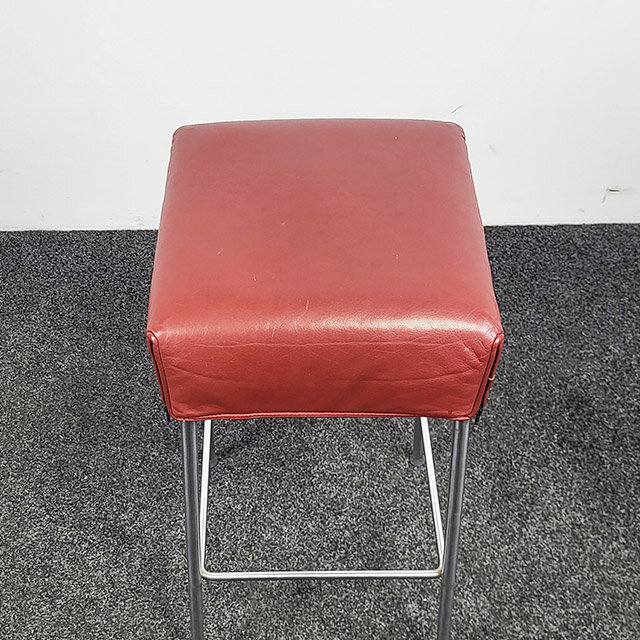 Montis Salsa Barkruk  - Bordeaux Rood Leder