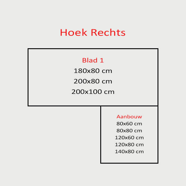 Hoekbureau Ecoline - N-Poot Hoekbureau Ecoline - N-Poot